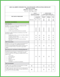 2022 HCD Checklist Page 1