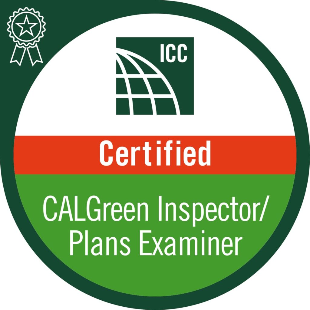 ICC Certified CalGreen Inspector