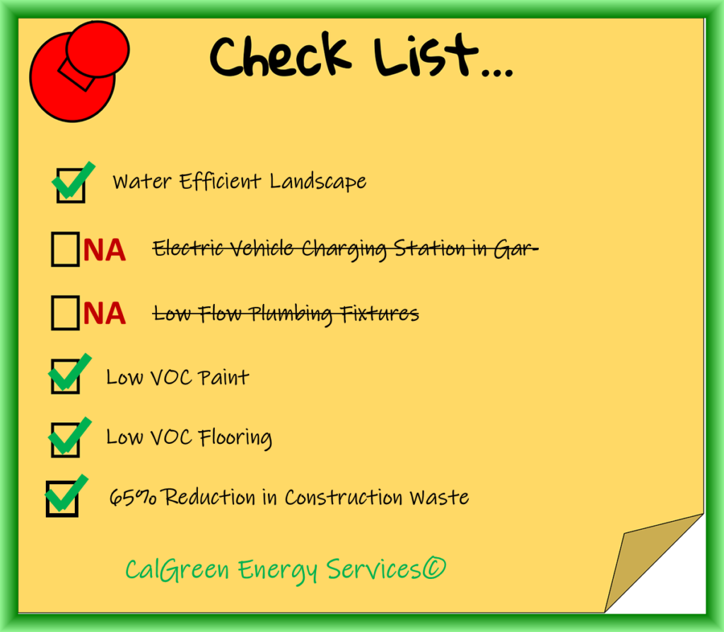 CalGreen checklist